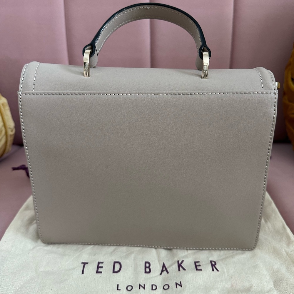 Ted Baker Grey Satchel with Crossbody Strap - Picture 2 of 12